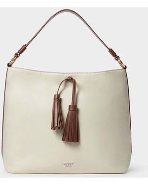 Osprey The Classic Savanna Leather Hobo Bag - Natural