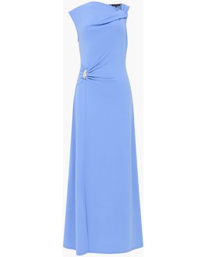 chinese dress ladies French Connection Maxi Dress Flowing Stripe Viscose Red Blue  Naked Pear