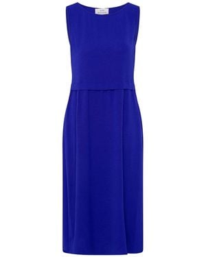 Gina Bacconi Xena Sleeveless Midi Dress - Blue