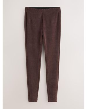 Next Chocolate Cord Leggings - Brown