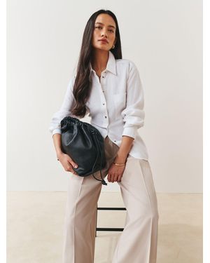 Nothing Ordinary Premium Tie Waist Shirt - Natural