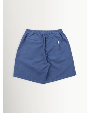 Folk Woad Relaxed Assembly Shorts - Blue