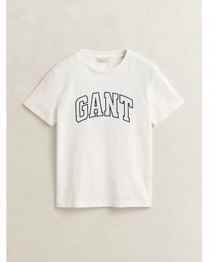 GANT Varsity Graphic T-Shirt - Natural