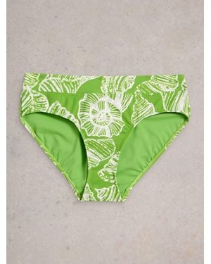 White Stuff Valley Bikini Bottoms - Green