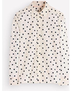 Boden The New Sienna Cotton Shirt - White