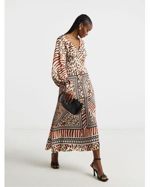 chinese dress ladies Rent Simply Be Plisse Wrap Midi Dress
