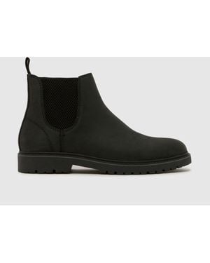 schuh Dane Leather Chelsea Boots - Black