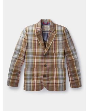 aubi Barkby Patch Pocket Blazer - Brown