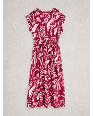 White Stuff Mina Jersey Dress - Red