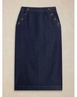 White Stuff Reese Denim Maxi Skirt - Blue