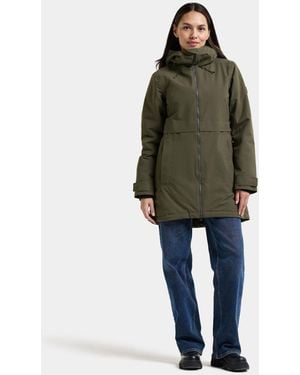 Didriksons Tiril Waterproof Coat - Green