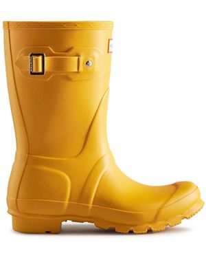 HUNTER Original Short Wellington Boots - Yellow