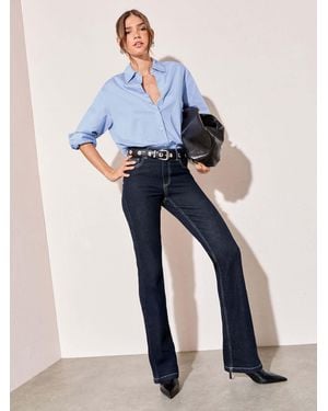 Friends Like These Rinse Wash Bootcut Denim Jeans - Blue
