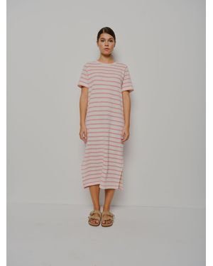 Smith & Soul Striped Jersey Dress - White