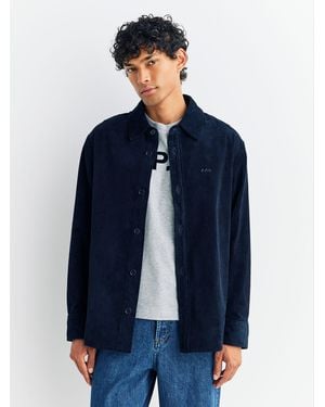 A.P.C. A. P.C. Surchemise Bobby Corduroy Jacket - Blue