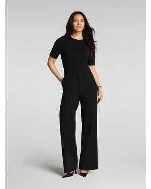 Spanx Wide Fit Supersmooth Wellsuited Tummy Control Trousers - Black