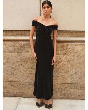 Ro&zo Off The Shoulder Dress - Natural