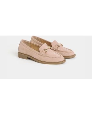 JD Williams Snaffle Detail Loafers - Natural