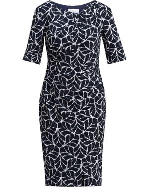 Gina Bacconi Queenie Abstract Print Jersey Dress - Blue