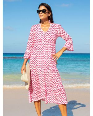 Aspiga Hayden Cotton Dress - Blue