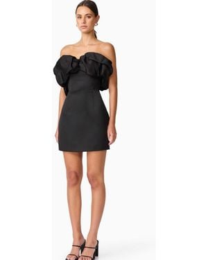 Elliatt Sharon Strapless Mini Dress - Black