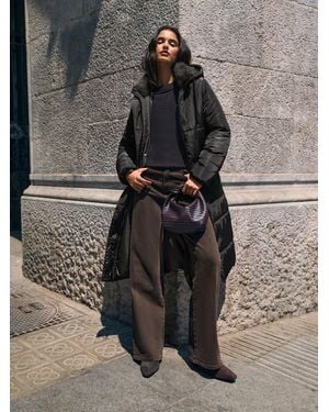 Friends Like These Premium Padded Belted Coat - Gray