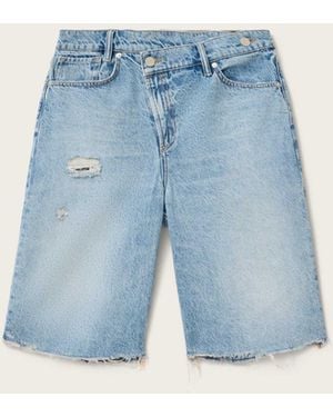 AllSaints Allsaints Aki Crossover Shorts - Blue