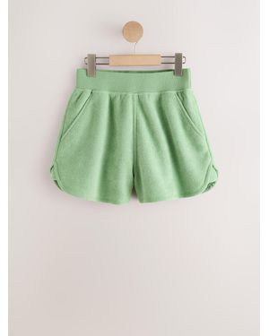 Next Towelling Shorts - Green