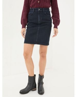 FatFace Denim Skirt - Blau