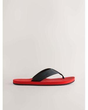 Next Edit Flip Flops - Red