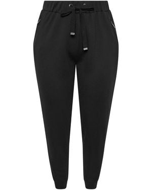 Evans Luxe Zip Pocket Sweatpants - Black