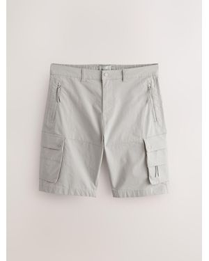 Next Tech Stretch Utility Cargo Shorts - Gray
