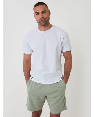 Threadbare Sweat Shorts - White