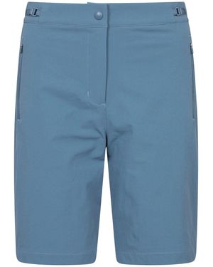 Mountain Warehouse Nova Wasserabweisende, Schnell Trocknende Wander-Shorts Mit Uv-Schutz - Blau