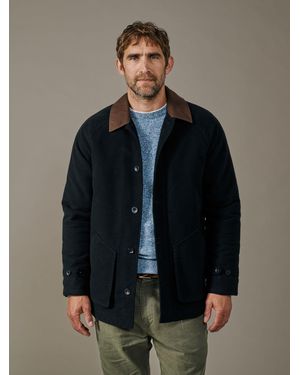 aubi Bennett Moleskin Jacket - Blue