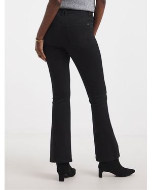 JD Williams Highwaist Supersoft Denim Bootcut Jeans - Black