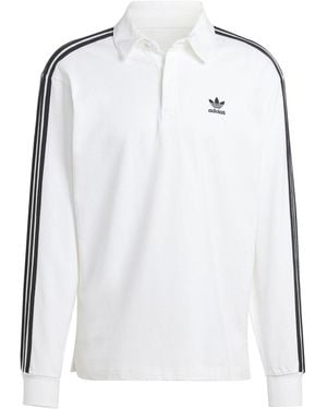 adidas Originals Adicolor Rugby Polo Shirt - White