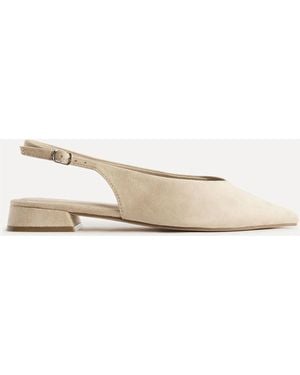 Linzi London Pointed Toe Ballet Flats - Natural