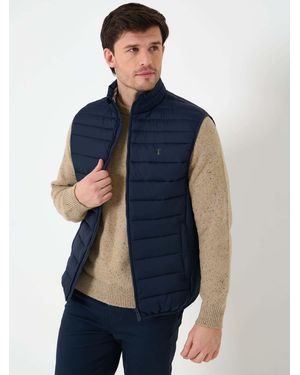 Saltwell Quilted Puffer Gilet - Blue