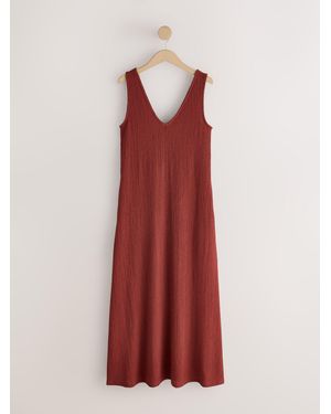 Next Textured Jersey V-Neck Dress