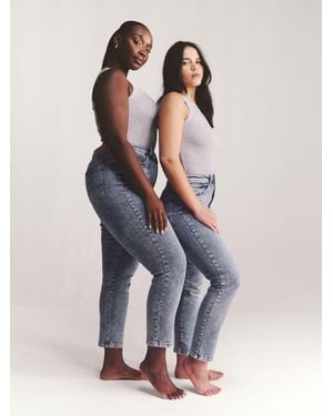 Simply Be Slim Mom Jeans - Blue