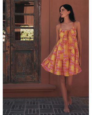 Eleanor Bowmer Strandkleid Mit Stufenschnitt - Braun