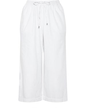Evans Wide Leg Pull On Pants - White