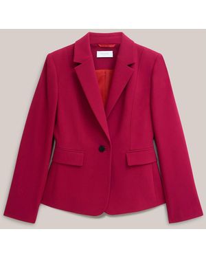 Hobbs Beetroot Gemma Suit Jacket - Red