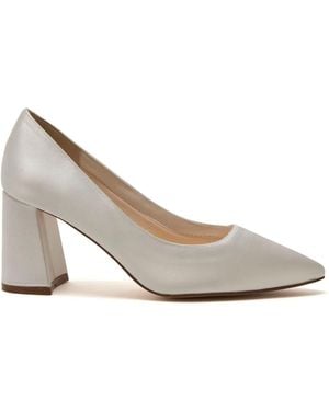 Rainbow Club Aria Court Shoes- Satin - White