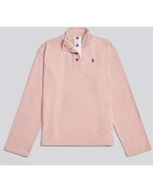 U.S. POLO ASSN. U. S. Polo Assn U. S. Polo Assn. Funnel Neck Rugby Shirt - Pink