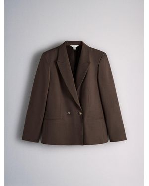 The Set Formal Blazer Chocolate - Brown