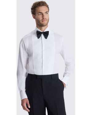 Moss Tailored Fit Cotton Dress Shirt - Weiß