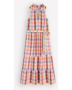 Boden Viv Double Cloth Maxi Dress - White