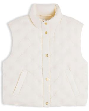 Tommy Hilfiger Flag Down Lightweight Quilted Gilet - White